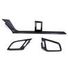 3 bucăți din fibră de carbon capac pentru ieșirea aerisire AC pentru tabloul de bord pentru Honda Civic Sedan 2016-2021