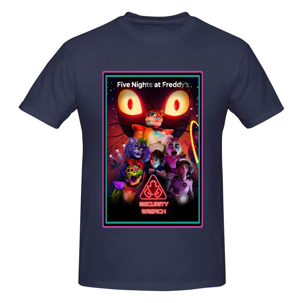 Funny FNAF Halloween Movie Unisexs Tshirt Printed Tops are loose and slim fit Womens Tshirts