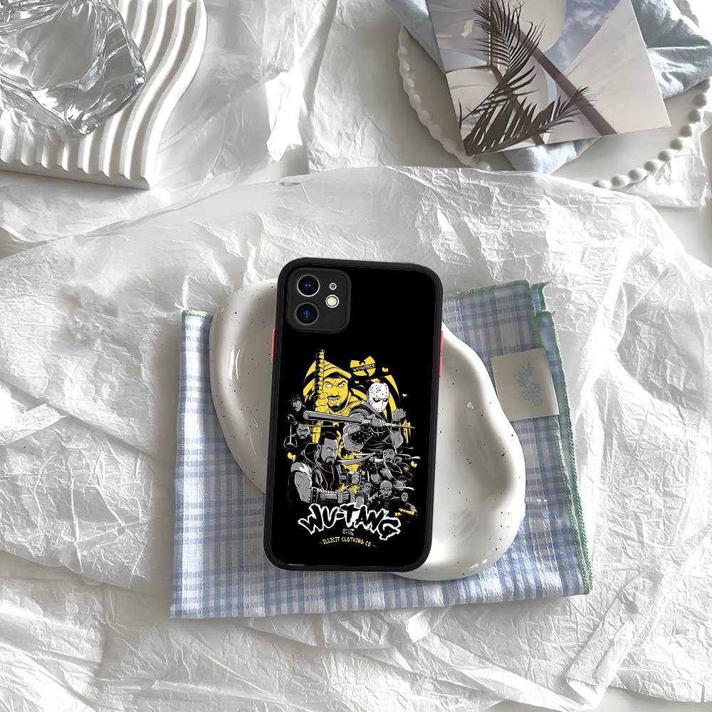 Singer W-WU-T--TANG Phone Case For IPhone 16 15 14 Plus 15 13 12 11 Pro Max X XS MAX Matte Cover
