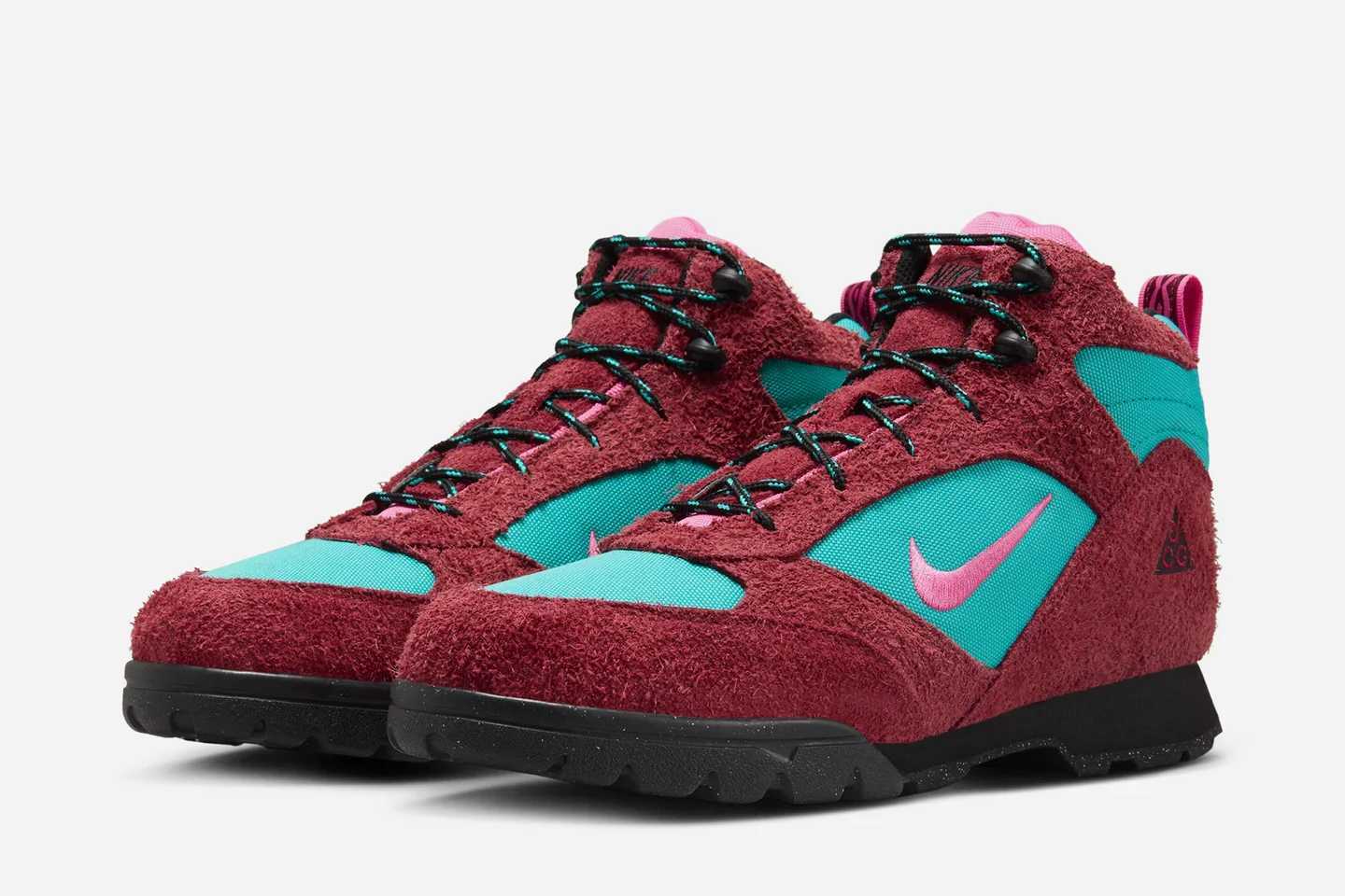 FD0212-600 Nike ACG Torre Mid Командный Красный и Пыльный Кактус (Мужской) 10