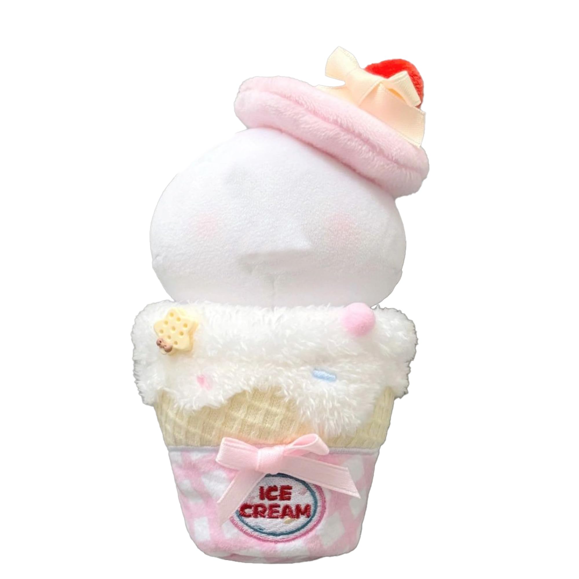 

Pink Ice Cream Plush Costume for 10cm Plush Toy [Used]
