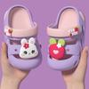 Kinder Sommer Cartoon Prinzessin Outdoor Geschlossene Zehen Sandalen, Rutschfeste Weiche Sohle Süße Baby Clogs