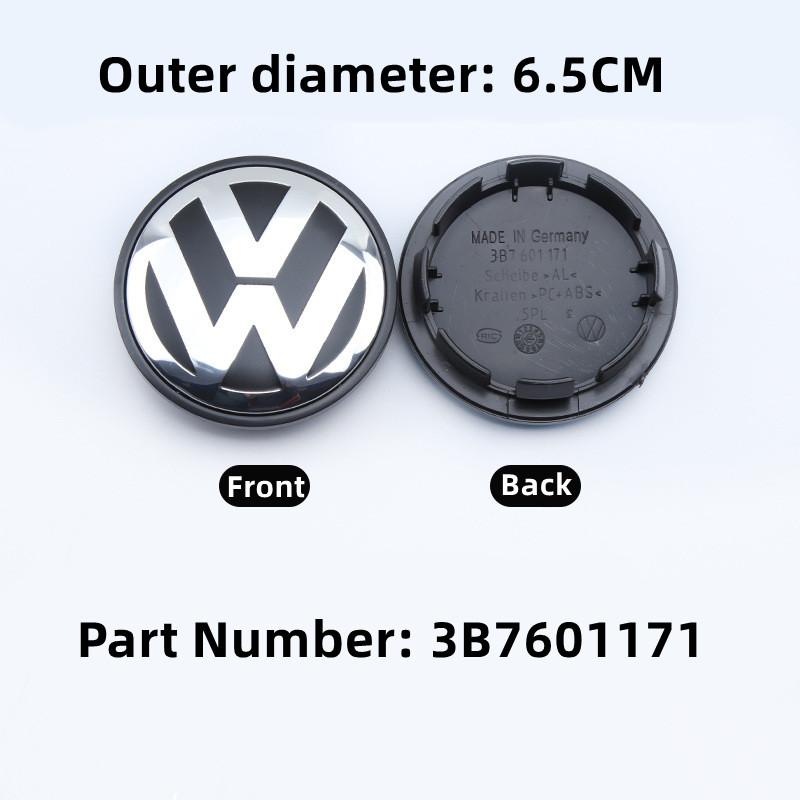 2026 Hot For VW VOLKSWAGEN 4CS 56mm 60mm 65mm 70mm 76mm Car Wheel Center Cap Hub Covers Badge For VW Volkswagen Jetta MK5 Golf P