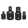 4 Piece 1/2" 3/8" 1/4" Drive Socket Adapter Converter Kit Precisions Antislip Technology For Power Tool Accessories