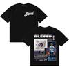 Unisex and Women Doublesided Printed Tee Rapper BLESSD 2025 Graphics Merch Tshrits Summer Teenagers Pure Cotton 100 Loose Tshirt