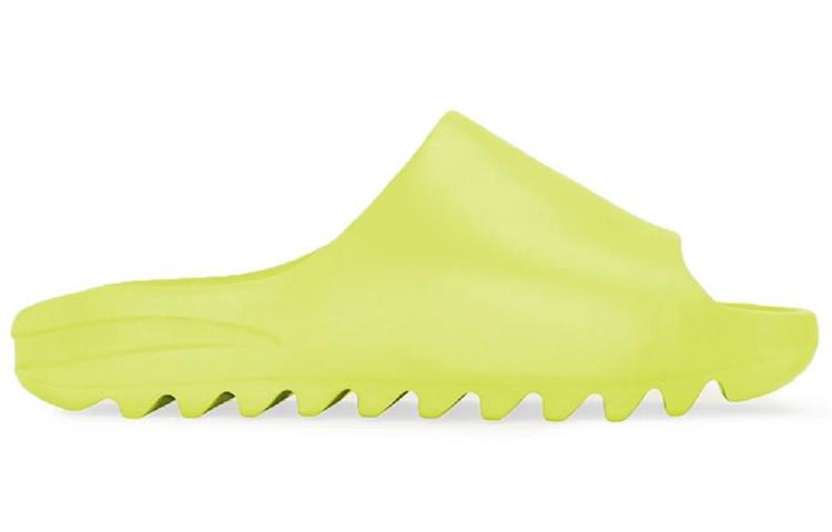 Yeezy Slides Adidas Originals 'Glow Green' GX6138