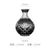 Japanese Edo Kiriko Sake Set Carved Glass Sake Cup And Decanter Luxury Sakeware