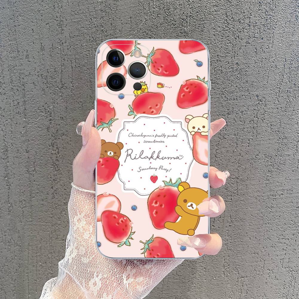 

Rilakkuma Anime Cute Cartoon For IPhone 17 16 15 14 13 12 11 Pro Max Plus Phone Case High End Silicone iPhone 17