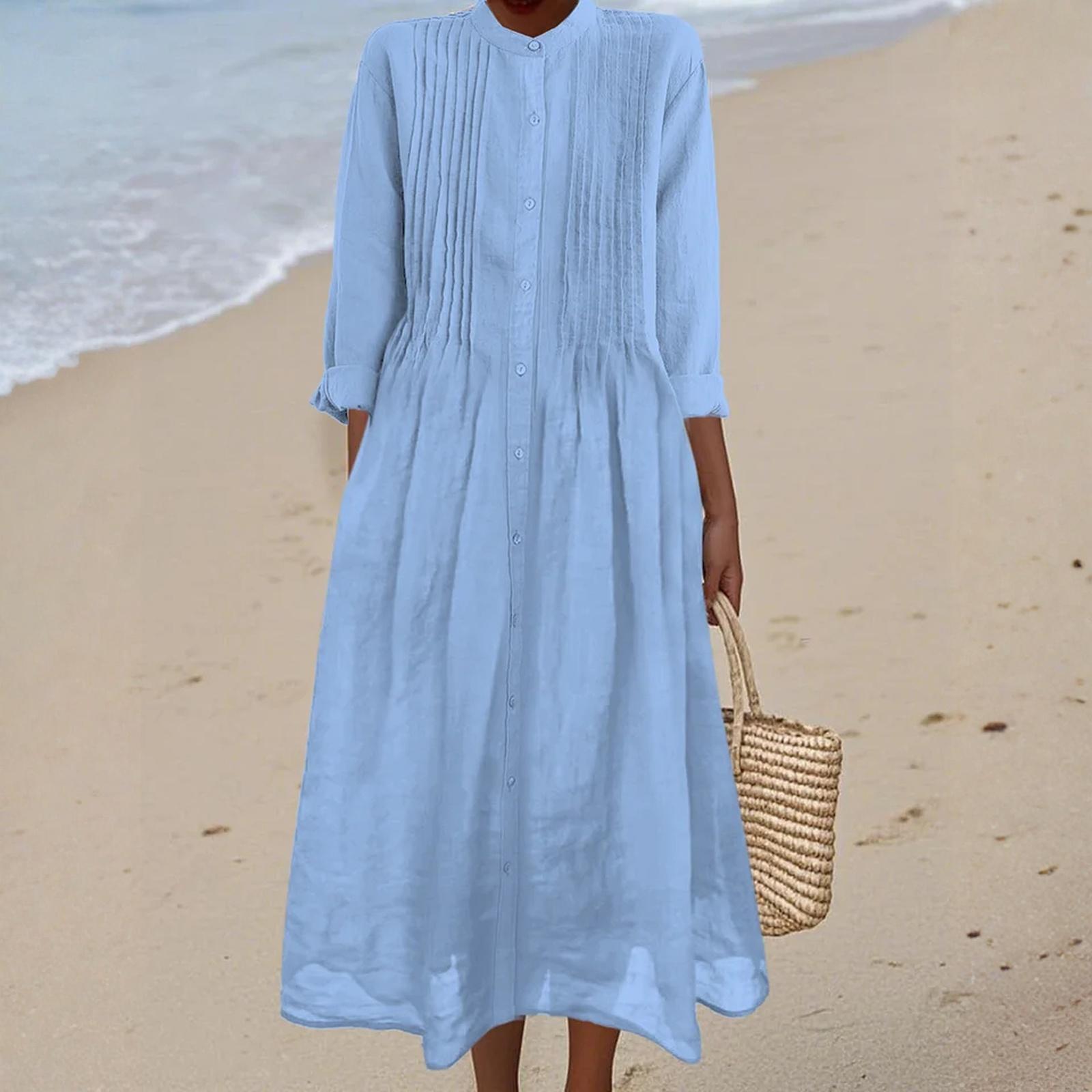 Womens  A Line V Neck Long Sleeve Party Dresses L красный