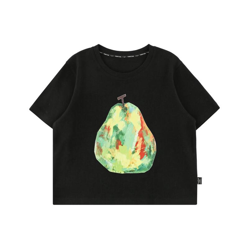 

Yooyoo Girls & Parent-Child Anti-Bacterial Cartoon Fruit Print Short Sleeve T-Shirt Adult 165 cm