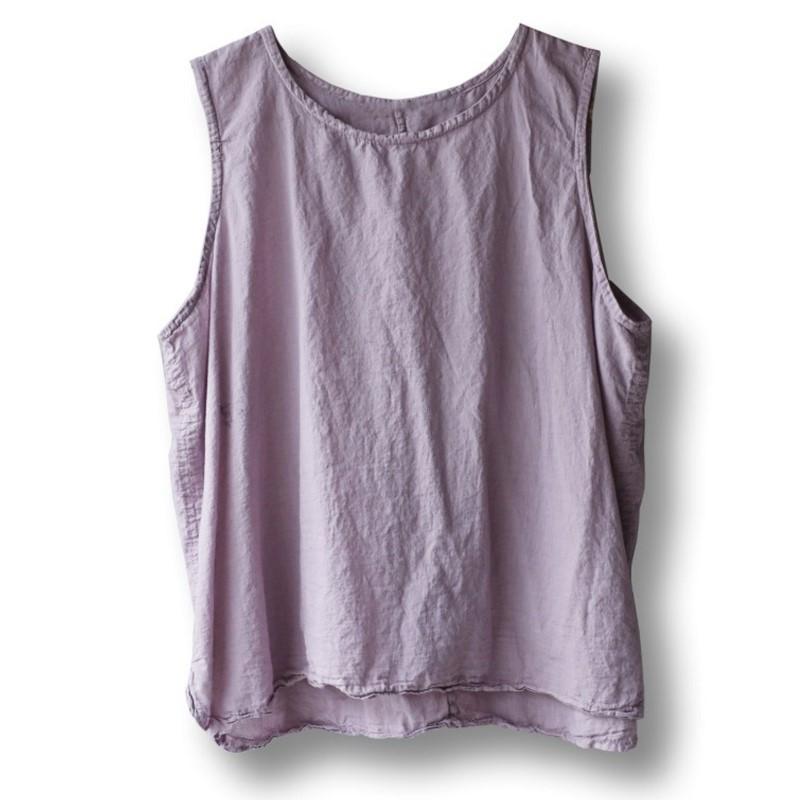 Johnature Frauen Casual Baumwolle Tank Tops Oansatz Ärmel Einfarbig Sommer Kleidung Einfarbig Frauen Tank