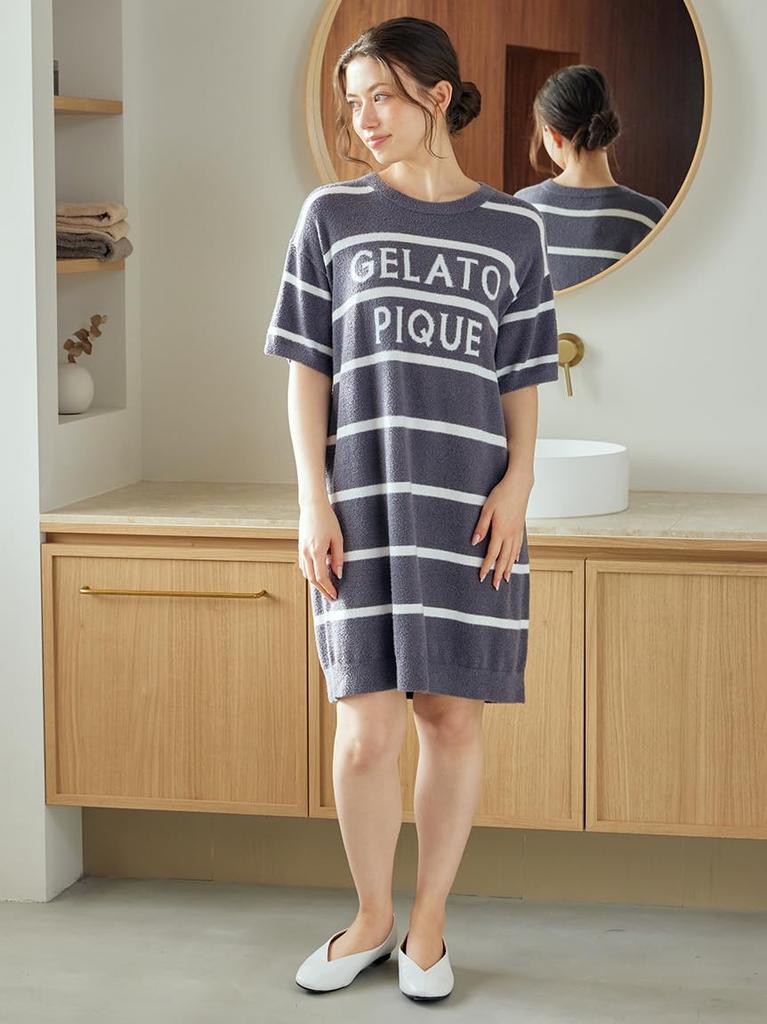 Gelato Pique Smoothy Logo JQD Dress PWNO251109 NVY Women's