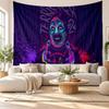 Terrifier Art the Clown Wandteppich Heimdekoration Hängendes Tuch Kunst Hintergrundteppich für Schlafzimmer