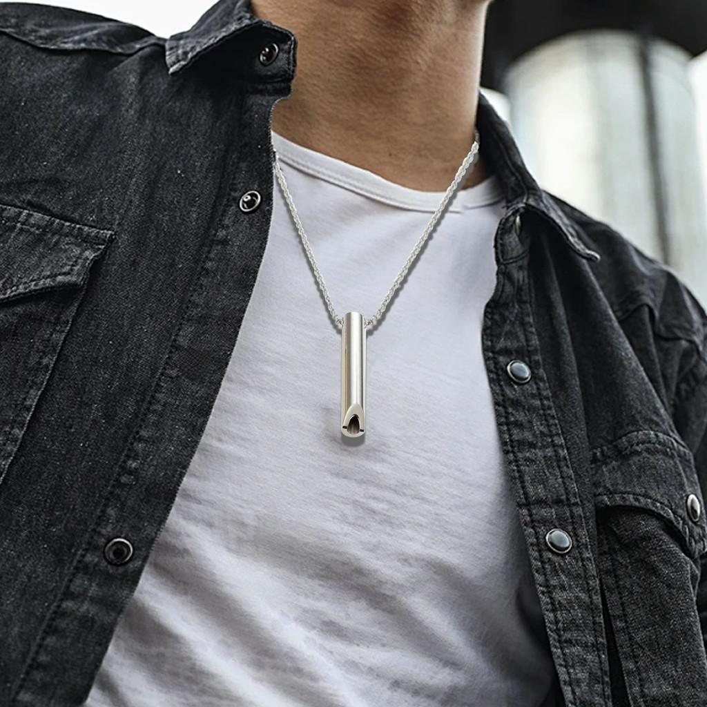 3d Shift Delightful Breathing Necklace In Stainless Steel With Adjustable Length Everyone For