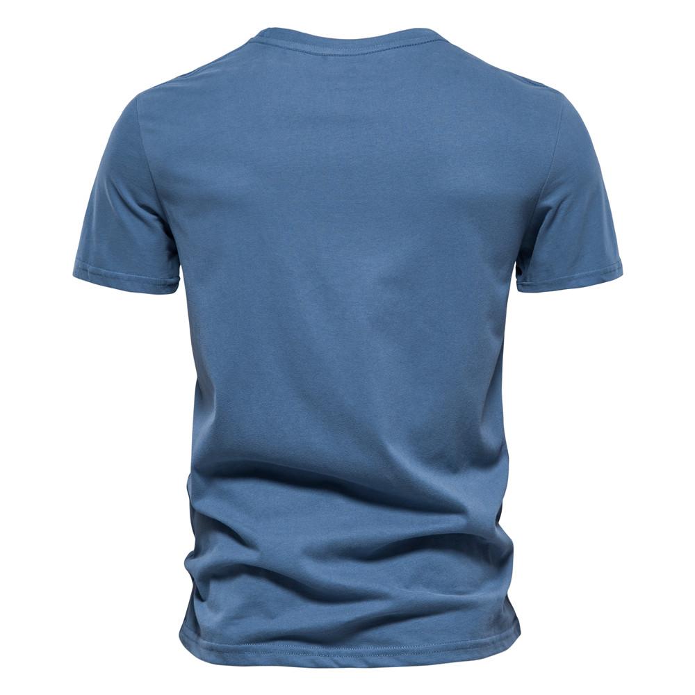 AIOPESON100% cotone stampato T-shirt da uomo Soft Touch Classic O