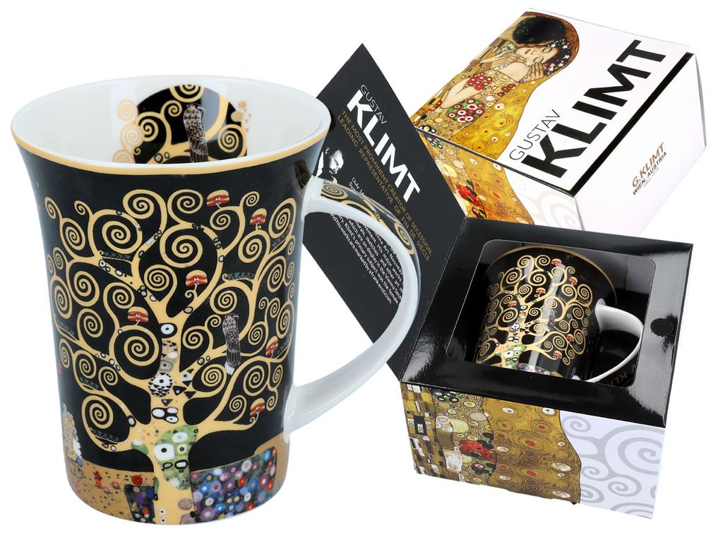 Porzellantasse Gustav Klimt Baum des Lebens Elegantes Geschenk Haus