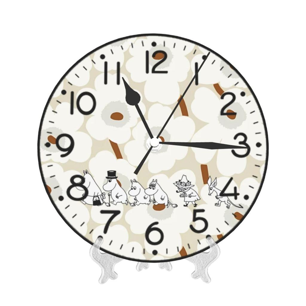 Asamike Wall Clock, Nordic Fairy Tale Design, Stylish, Quiet, Wall Clock, Home, Bedroom, Decorative, Gift, GZX186