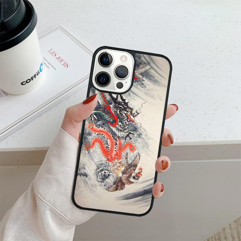Legendary Chinese Dragon Phone Case For iPhone 17 Air 16 pro max 15 14 plus 12 13 Shell Cover coque