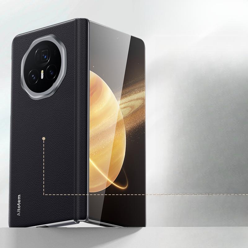 

Совместим с чехлом для телефона HONOR Magic V3, пружинный шарнир Vs2, противоударный, полная защита V2, магнитный, деловой, однотонный кожаный чехол Honor Magic V3
