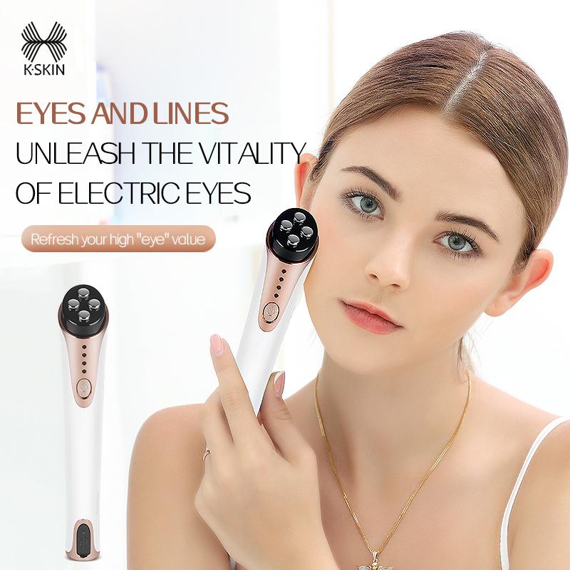 

KINGDOM KD998 RH Устройство для красоты глаз Устройство для ухода за кожей вокруг глаз RF Радиочастотный косметический инструмент Микротоковая светодиодная терапия красным светом