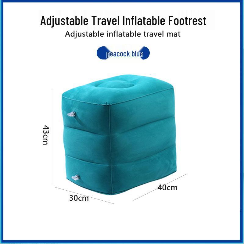 Two-Layer Portable Inflatable Footrest Mat for Yoga & Travel