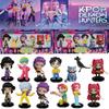 New 6pcs/set 10CM Anime Kpop Demon Hunters Boys And Girls Series Figure Toy Decoration Statues Ornament Christmas Toys Gifts