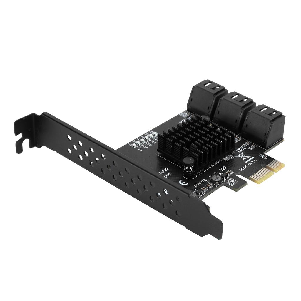 Expansion Card PCIE To 6Port SATA3.0 Hard Disk 6G ASM1166 Master GEN3 1 X Interface