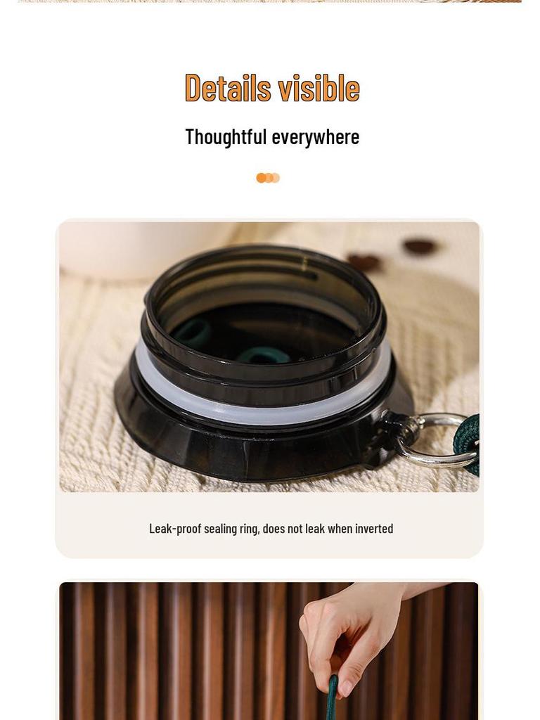 Bärbar dubbeldricksisolerad 304 rostfritt stål resemugg för studenter och par