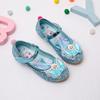 2025 Elsa Princess Crystal Leather Shoes for Girls - Soft Sole Spring/Autumn Performance Shoes