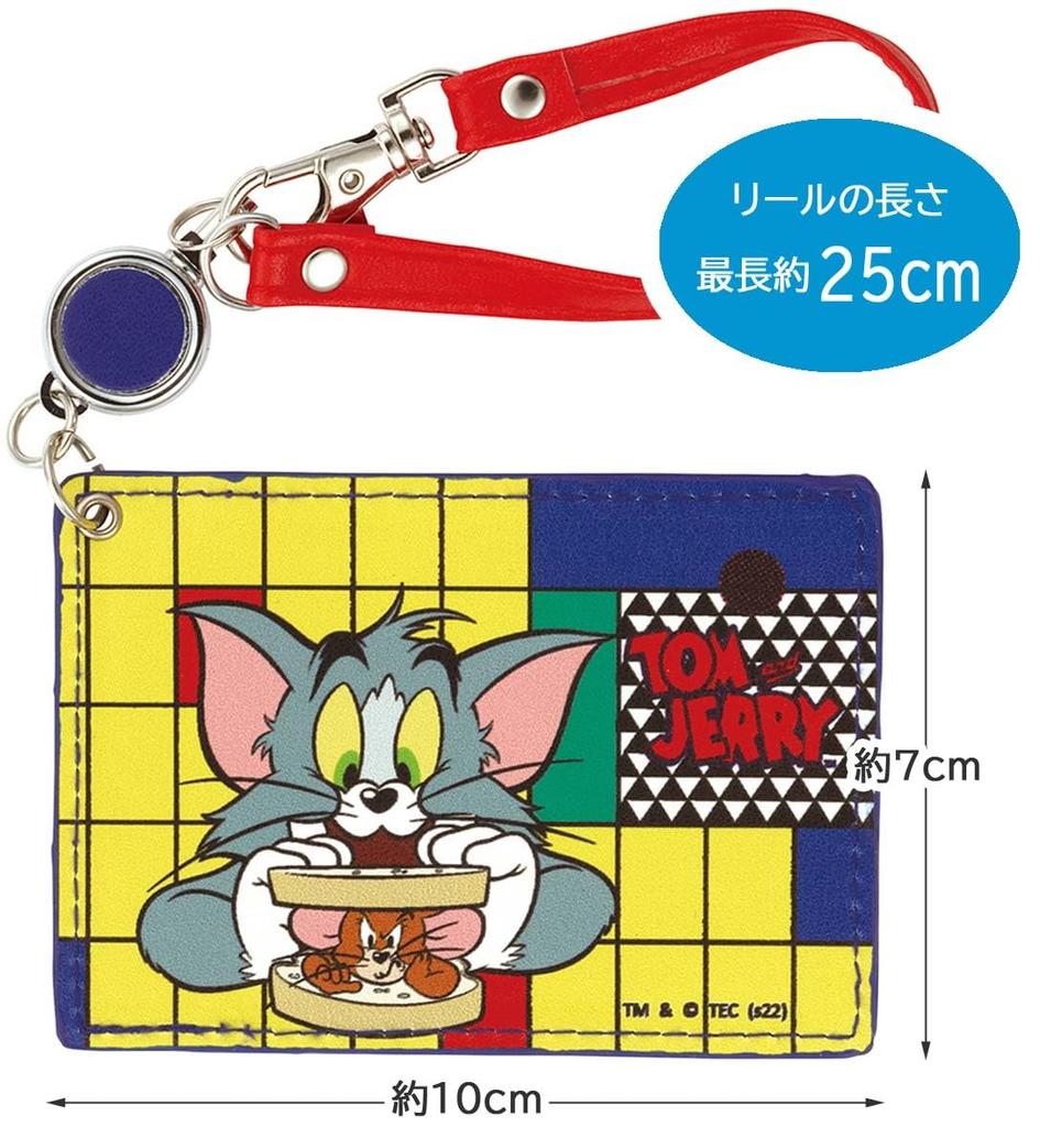 Skater Tom & Jerry Pass Case with Reel, Card Case, TOON ZPAS1-A