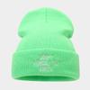 Autumn and winter new personalized letter embroidery knitted hat outdoor warm wool hat niche casual cold hat tide