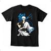 Gintama Anime Graficzny Bawełniany T-shirt Unisex Oversize Luźny Krótki Rękaw Harajuku Streetwear Codzienne Bluzki