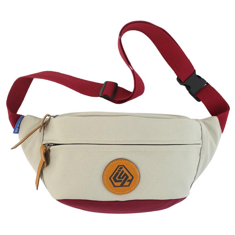 

Crossbody bag women s breast bag large-capacity sports fanny pack ultra-light, simple and versatile fashion trendy shoulder bag men серый