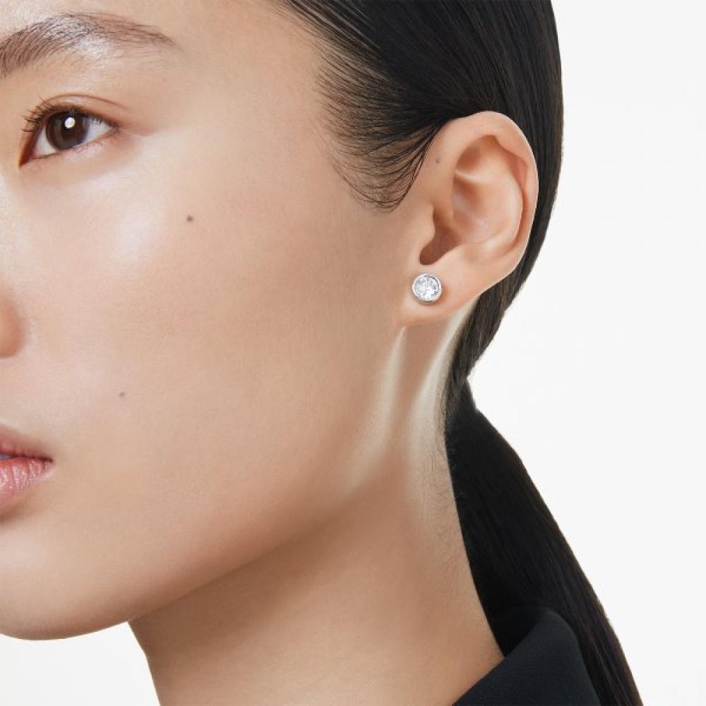 Swarovski Rhodium Stud Earrings 5696073