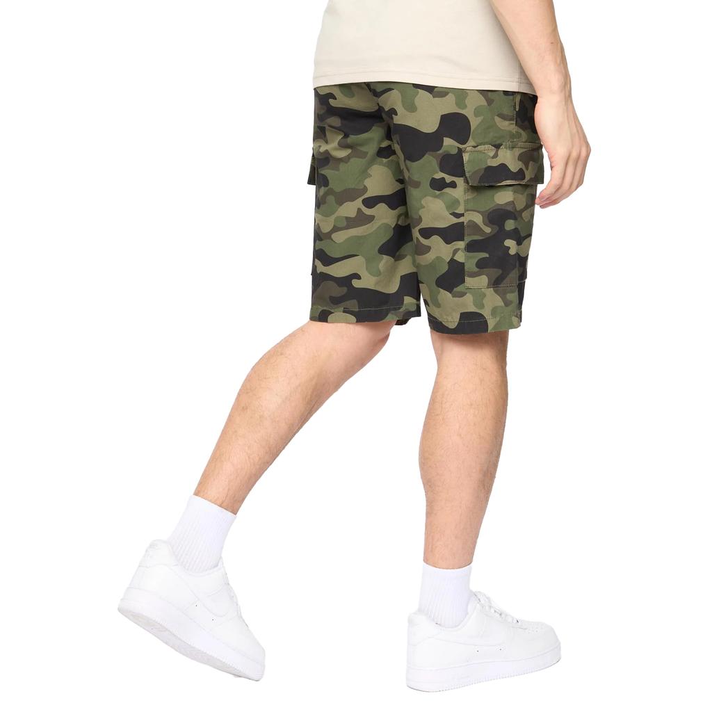 Crosshatch Mens Camtort Camo Shorts