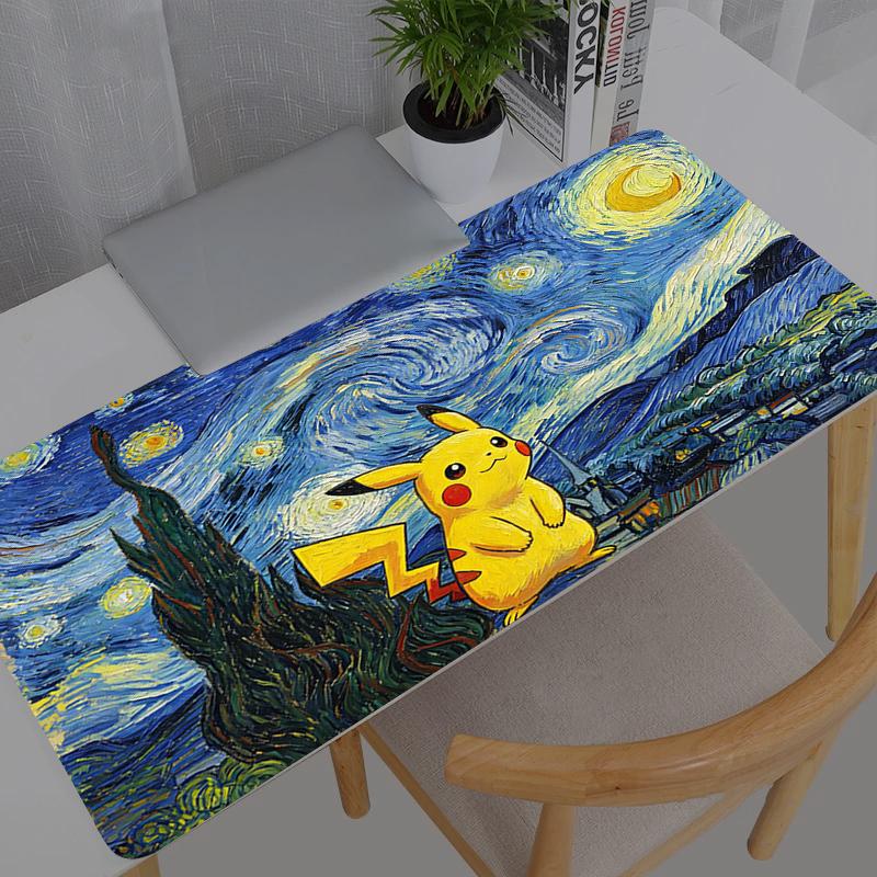 XXL Mouse Pad Anime Gamer Computer Mousepad Pokemon Pikachu new durable Gaming Accessories Tablet Varmilo Keyboard Mausepad