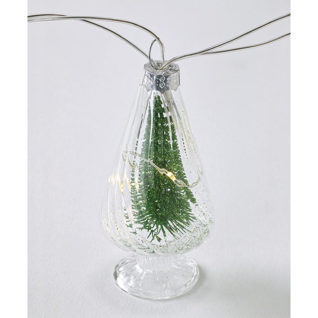 SPICE OF LIFE Glitter LED Garland Christmas Green Tree HZXH3810GR