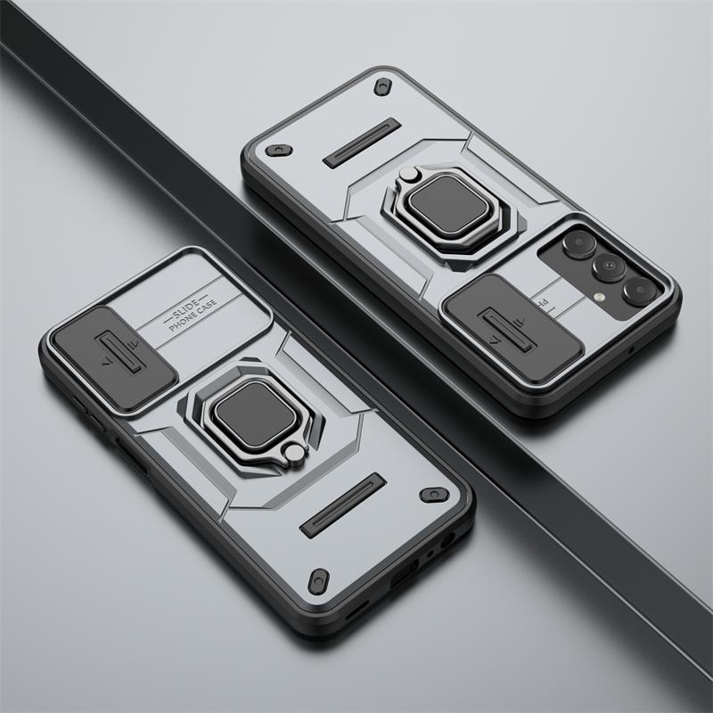 

Для Samsung A15 чехол слайдер камера защитный бронированный чехол для телефона Samsung Galaxy A15 A 15 4G SM-A155F магнитный держатель кольцо задняя крышка For Galaxy A15 5G