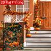 2D Flat, 2D Flat Autumn Thanksgiving Pumpkin Bird Garden Flag_3-28x40 Inch Outdoor Garden Flag Double-sided Home Decoration Courtyard Decoration Outdo