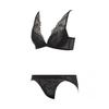 AMOSTYLE BY Triumph Cloud Fluffy Bra Panty Blossom Whisper M014 Size C70M & Set, (Black),