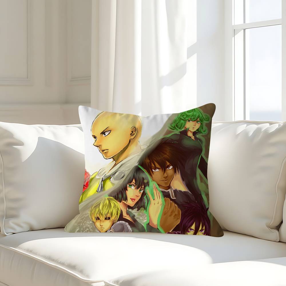 Anime O-One-Punch-Man Kissenbezug Abnehmbar Waschbar Kissenbezug – Ganzjahresweichleinen