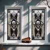 Halloween Window Cling Waterproof PVC Skull Spider Pumpkin Witch Grim Reaper Static Glass Sticker Home Office Party Decoration Decal