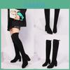 Stylish Over-the-knee Elastic Long Boots For Women Featuring Soft Sole Design And High Heels Ideal For Autumn And Winter Fashion