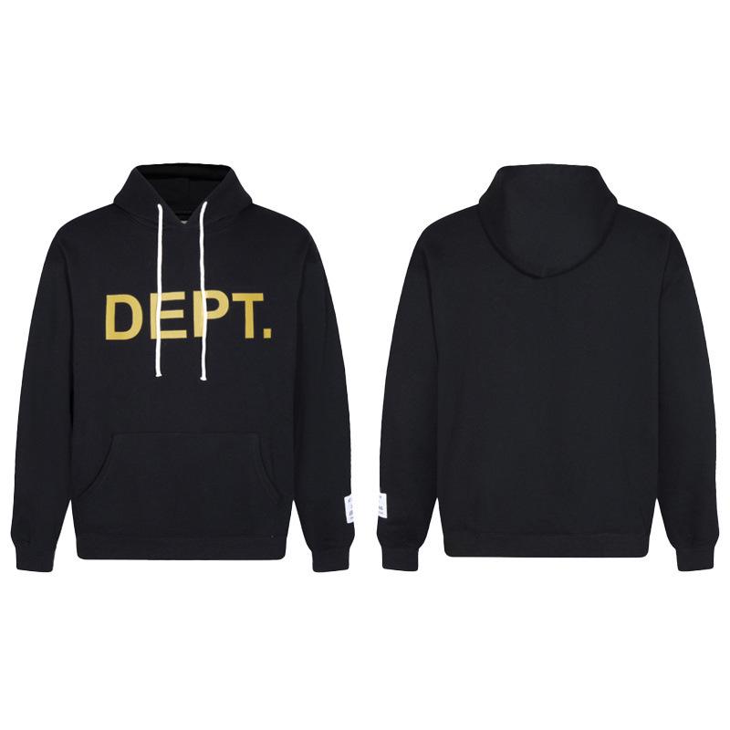 American Style Gallery Dept Logo Print Cotton Hoodie