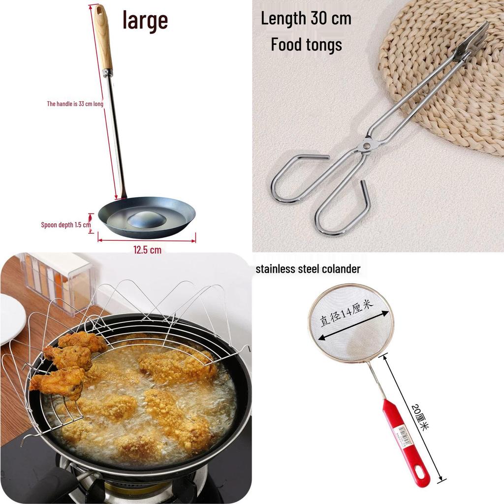 Commercial-Grade Large Fried Noodle Nest Ladle Mold