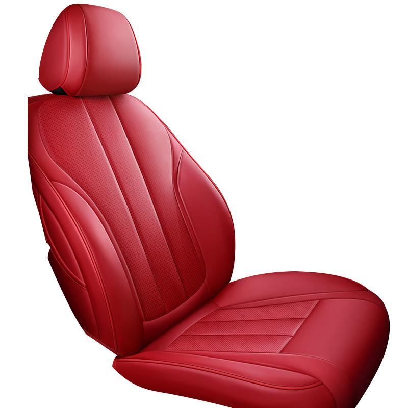 

PU Leather Custom Fit Car Seat Covers For Ssangyong Korando Rexton Actyon Sport kyron Rodius Luxury Auto Interior Accessories Artificial leather&Four Seasons&1&Basic Function