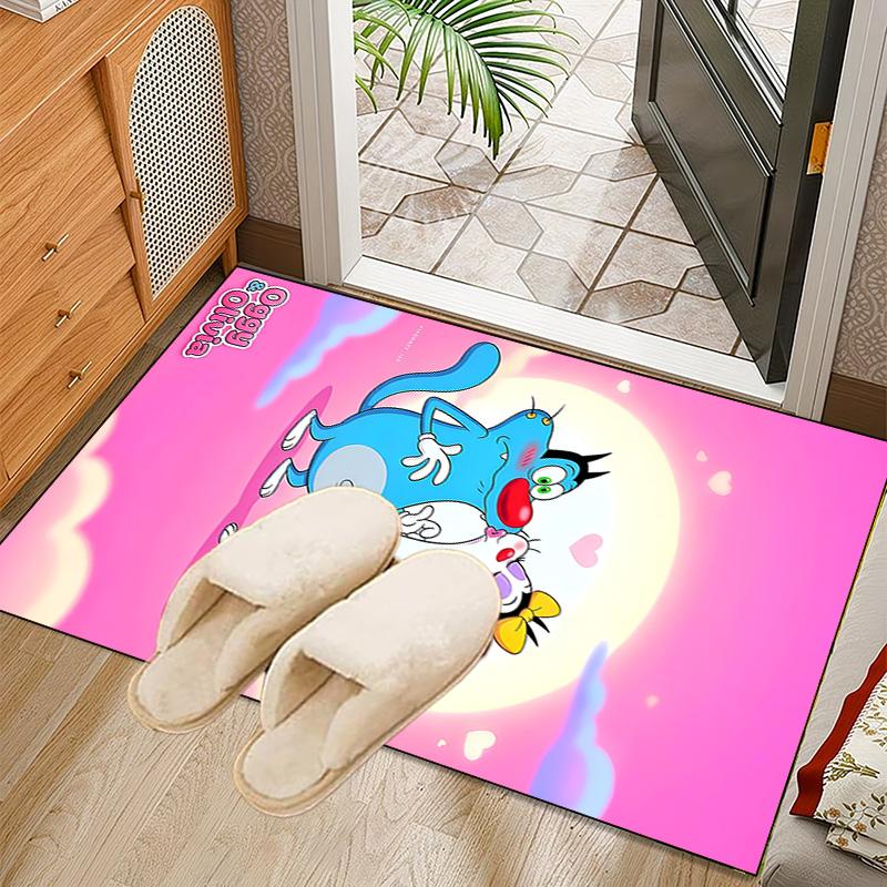 1PC Oggy Rug for Livingroom,Bedroom, Palyroom, Chair Rug, Area rug, Game Carpet, Large Size Rug Fan Christmas gift