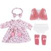 18Inch Girl Doll Outfit Set Polyester Fabric Doll Clothes With Trendy Designs And Easy Care Doll Suit for Child Roleplay