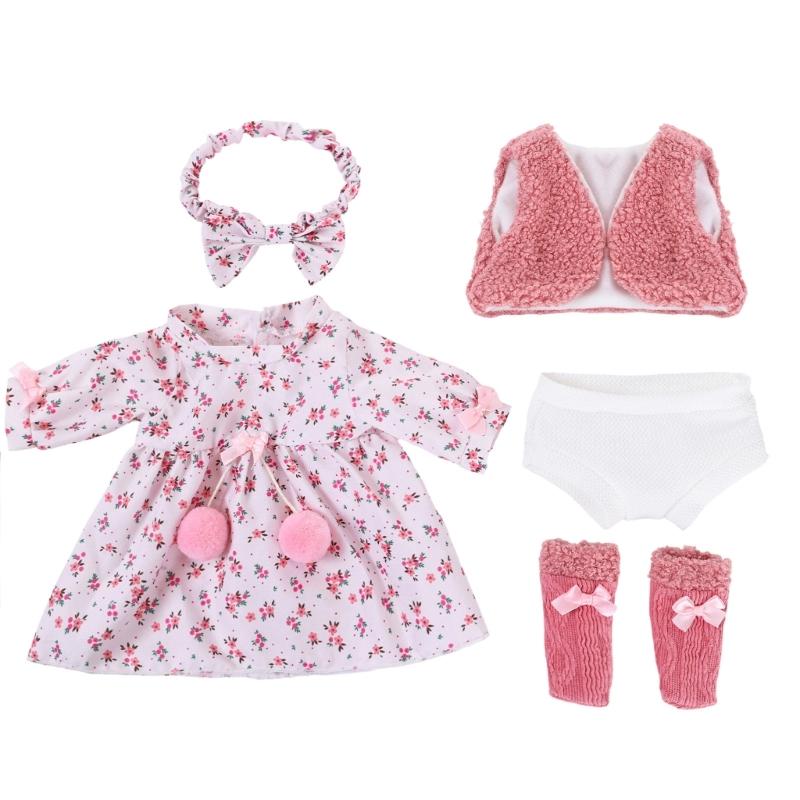 18Inch Girl Doll Outfit Set Polyester Fabric Doll Clothes With Trendy Designs And Easy Care Doll Suit for Child Roleplay