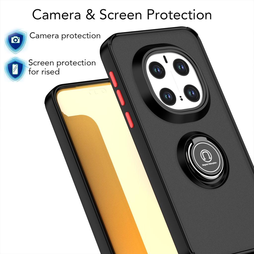Matowe Magnetyczne Etui Armor Dla Huawei Honor Magic 7 Pro Uchwyt Pierścieniowy Etui na Telefon Magic7Pro Pokrowiec